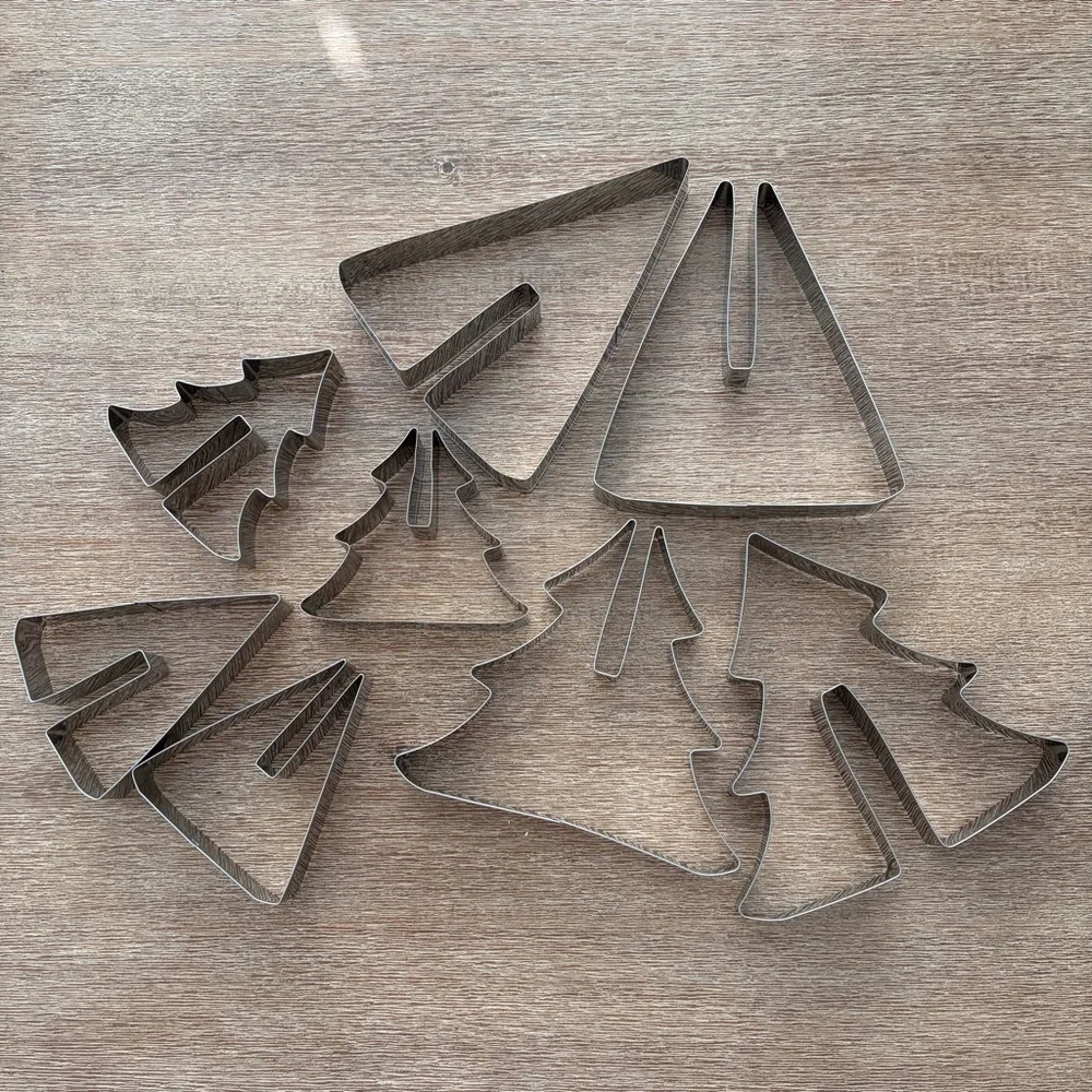 Sur La Table 3D Holiday Tree Cookie Cutter Set